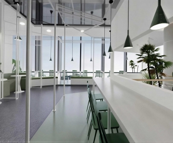 Modern Office Tea Room-ID:206801894
