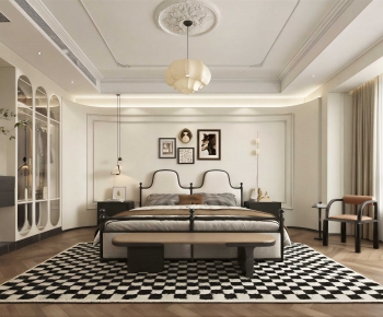 French Style Bedroom-ID:911619791