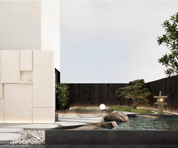 New Chinese Style Courtyard/landscape-ID:266362913