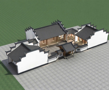 New Chinese Style Residential Building-ID:995178948