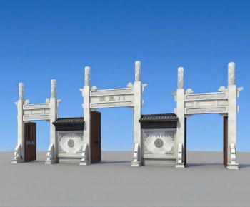 New Chinese Style Decorated Archway-ID:278748044