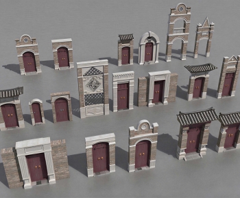 Modern Facade Element-ID:315660951