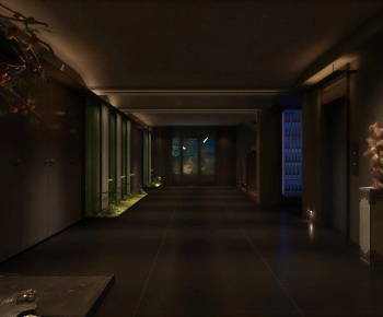 New Chinese Style Corridor-ID:864387043