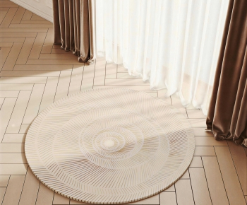 Modern Circular Carpet-ID:552793034