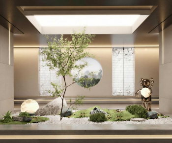 New Chinese Style Plant Landscaping-ID:797025927