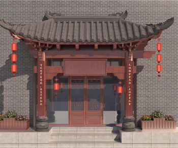 Chinese Style Facade Element-ID:859299907