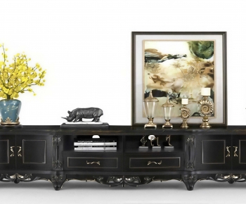 New Classical Style TV Cabinet-ID:120832928