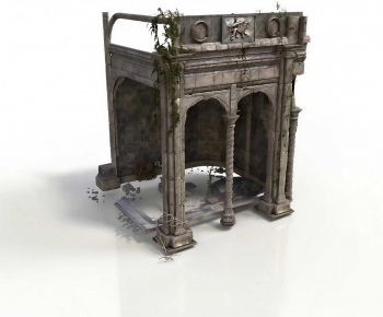 Modern Building Component-ID:814378029