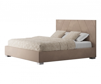 Modern Double Bed-ID:752582075