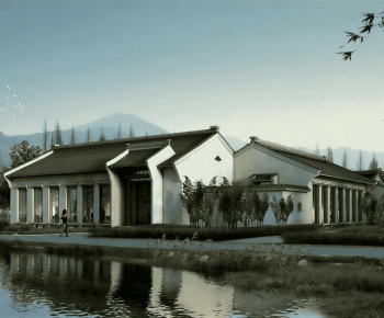 New Chinese Style Appearance Of Commercial Building-ID:670207026