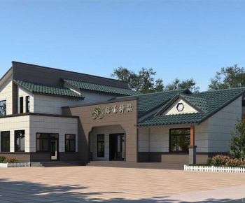 New Chinese Style Public Building-ID:645545015