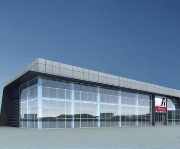 Modern Appearance Of Commercial Building-ID:383714913