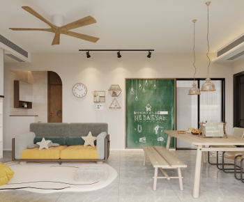 Nordic Style A Living Room-ID:369009971