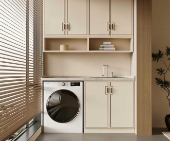 New Chinese Style Balcony Laundry Room-ID:456172948