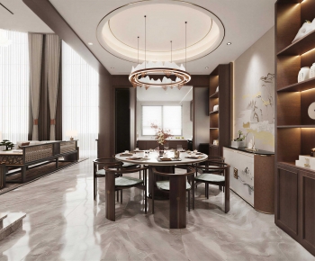 New Chinese Style Dining Room-ID:507011892