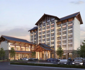 New Chinese Style Appearance Of Commercial Building-ID:621826895