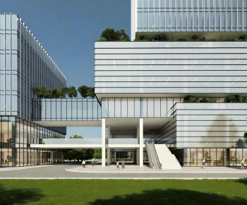 Modern Appearance Of Commercial Building-ID:816617977