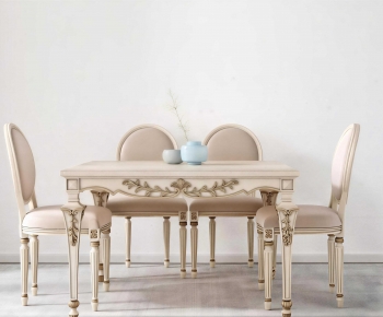 American Style Dining Table And Chairs-ID:961905003