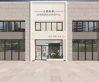 Modern Facade Element-ID:479962112