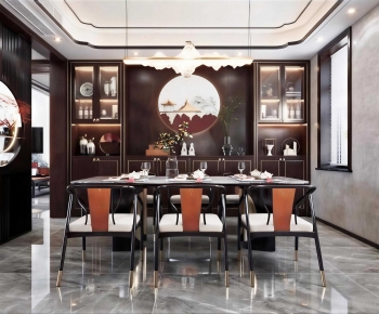 New Chinese Style Dining Room-ID:962790978