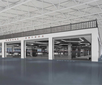 Modern Factory Floor/warehouse-ID:275914911
