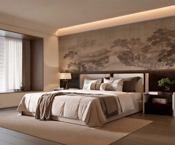 New Chinese Style Bedroom-ID:954390056