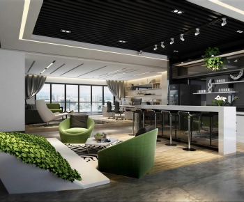 Modern Office Tea Room-ID:936441902
