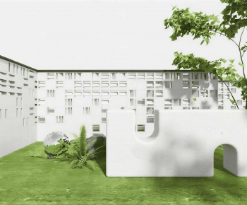 Modern Courtyard/landscape-ID:836693059
