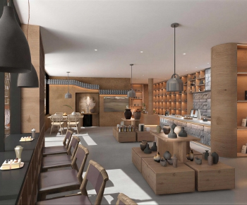 Industrial Style Cafe-ID:124540354