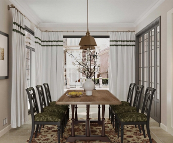 American Style Dining Room-ID:919097903