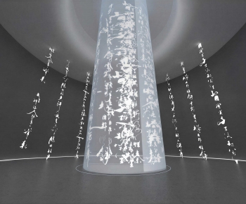 New Chinese Style Exhibition Hall-ID:100679422