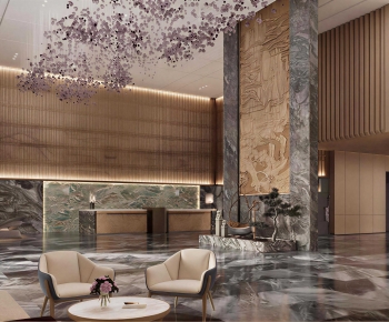 New Chinese Style Lobby Hall-ID:938934093
