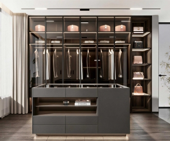 Modern Clothes Storage Area-ID:905637034