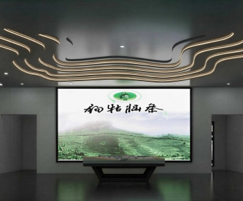 Modern Exhibition Hall-ID:580591926