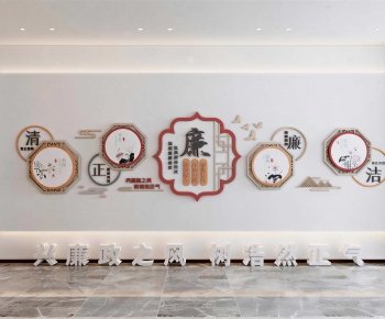 New Chinese Style Culture Wall-ID:834753995