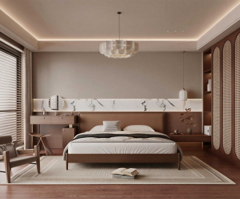 Wabi-sabi Style Bedroom-ID:471317054