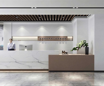 Modern Office Reception Desk-ID:316648016
