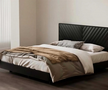 Modern Double Bed-ID:716376078