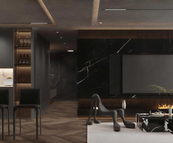 Modern A Living Room-ID:172523982