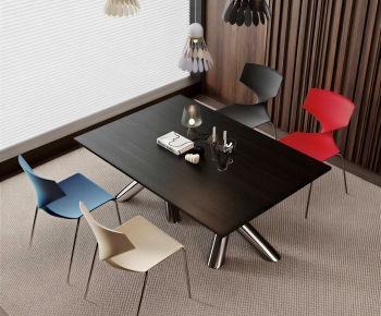 Modern Dining Table And Chairs-ID:292371992