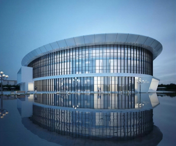 Modern Architecture Of Artistic Style-ID:447289943