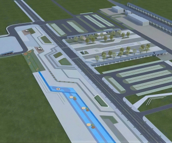 Modern Architectural Bird's-eye View Planning-ID:576059108