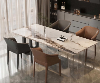Modern Dining Table And Chairs-ID:288660544
