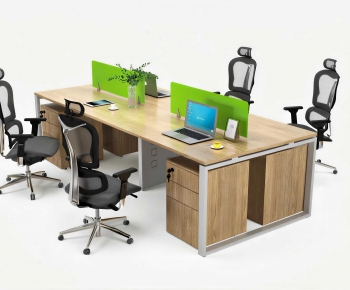 Modern Office Desk And Chair-ID:338608989