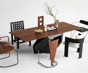 Modern Dining Table And Chairs-ID:649112948