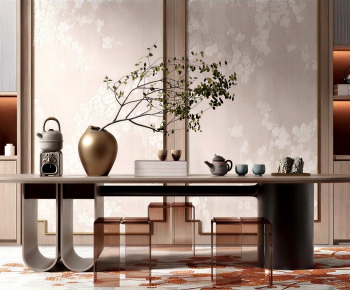 New Chinese Style Tea Tables And Chairs-ID:651957998