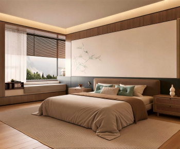 New Chinese Style Bedroom-ID:569521909