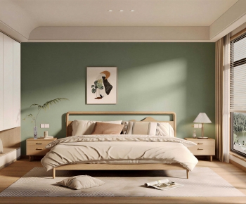 Japanese Style Bedroom-ID:964682107