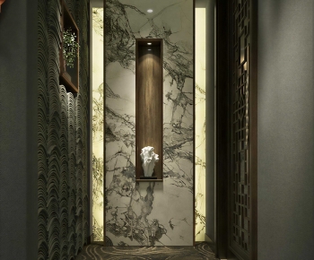 New Chinese Style Hallway-ID:636698012