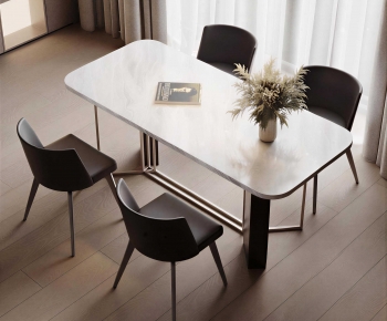 Modern Dining Table And Chairs-ID:901720599